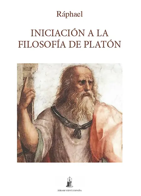 Portada del libro Iniciación a la Filosofía de Platón de Raphael, con la imagen de un busto o retrato clásico de Platón, el filósofo griego.